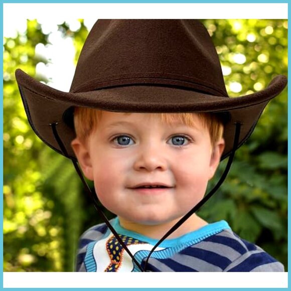 Wide Brim Western Cowboy Hat with Wind Lanyard, 65  display picture 3